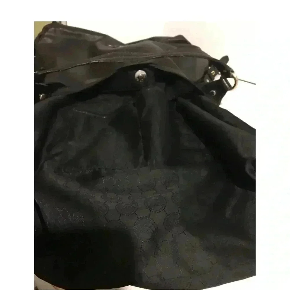 Michael kors black leather hobo handbag - Picture 10 of 11